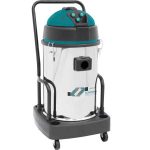 KETEK Aspirapolvere e Liquidi Potente Professionale Inox con Manico, Triplo Motore, 70 Lt. – KV703IM KV703IM